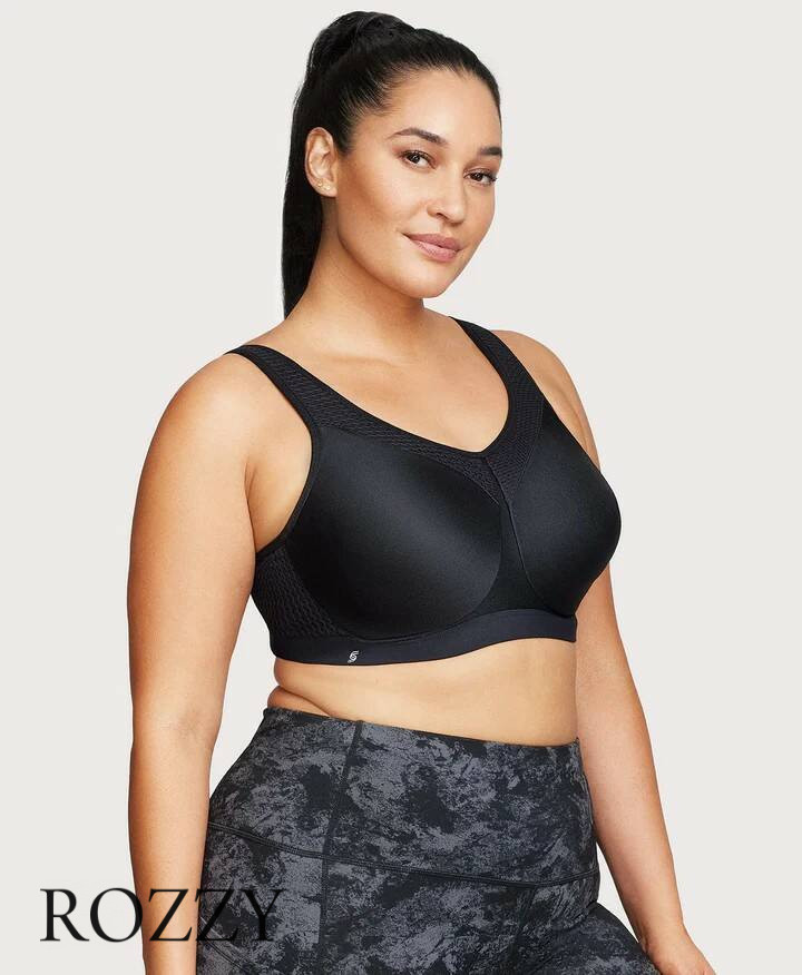 Бюстгальтер спортивный Glamorise GI9066 черный