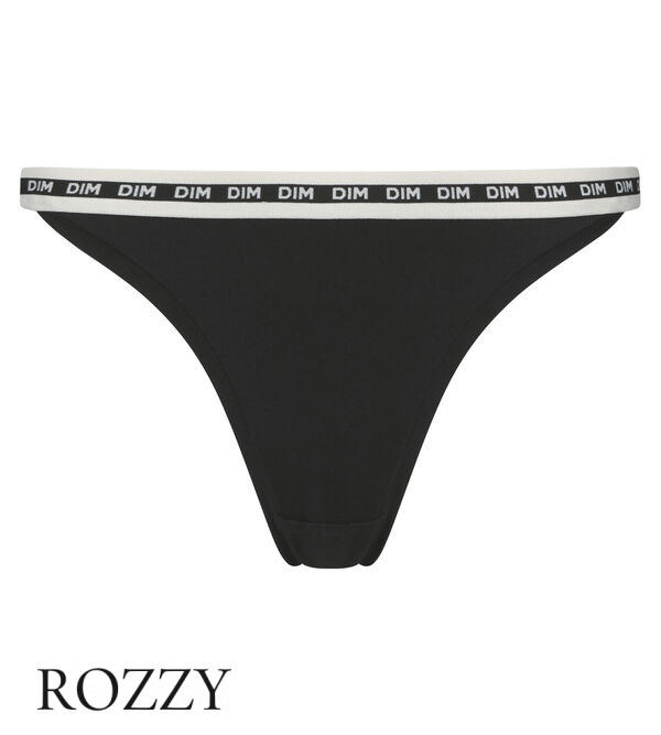 Трусы бразильяна хлопковые DIM Icons Seamless 0DD5 черный