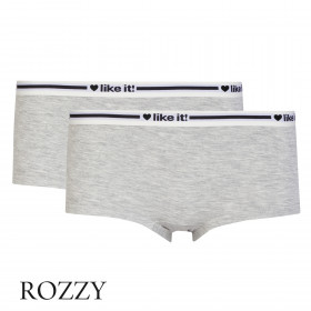 Трусы шорты Like It 6156137 серый (уп.2шт.)