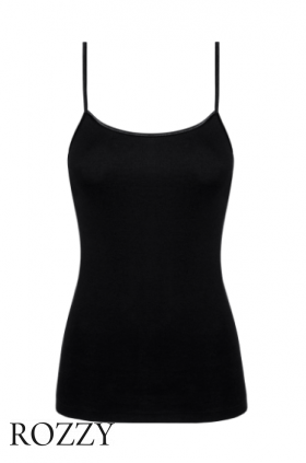 Майка хлопковая Naturana Cotton Essentials 2664 черный К