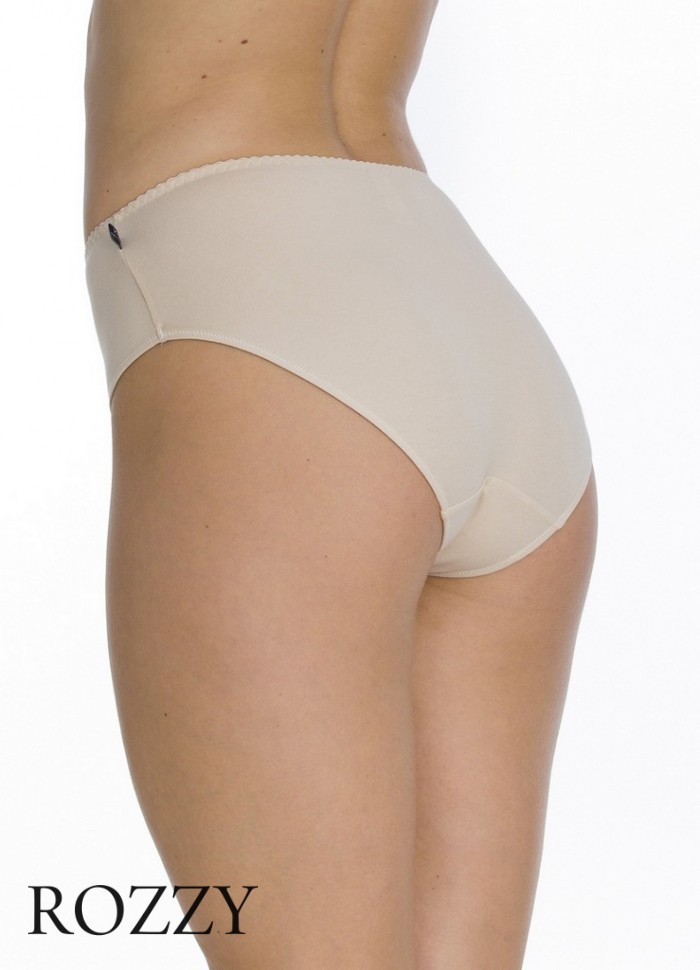 Трусы классика хлопковые Key LPC 110 бежевый (уп.2шт.) 