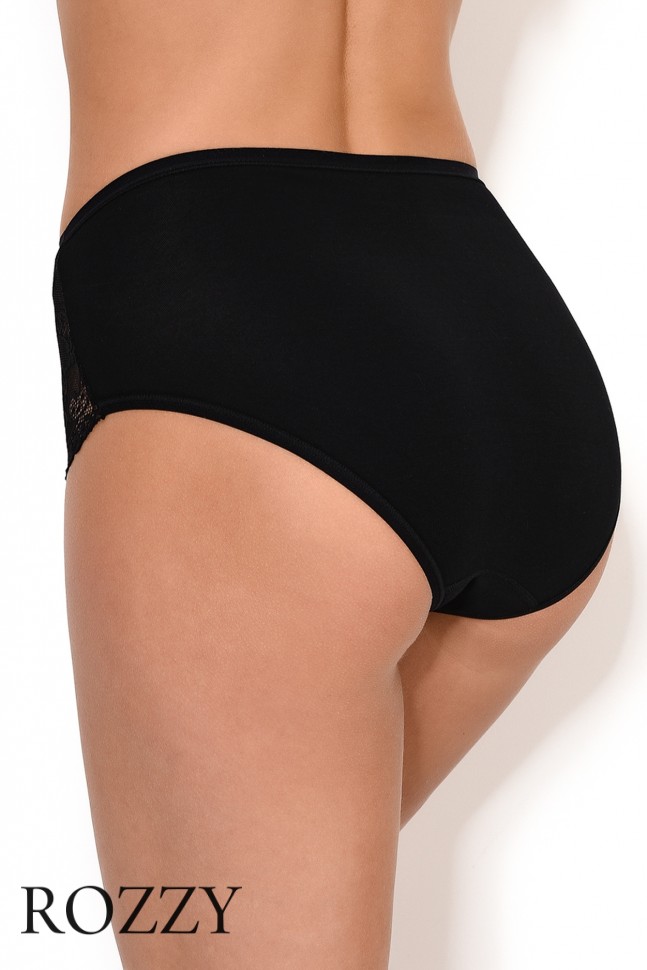 Трусы макси хлопковые Janira Charm Cotton 31688 черный