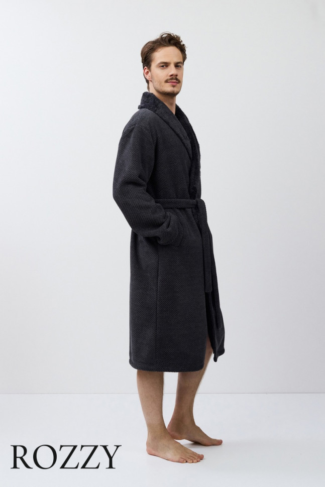 Халат мужской Aruelle Gregor графитовый