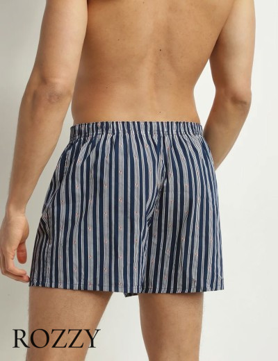 Трусы боксеры мужские DIM 0DI6 полоски/индиго (уп.2шт.)