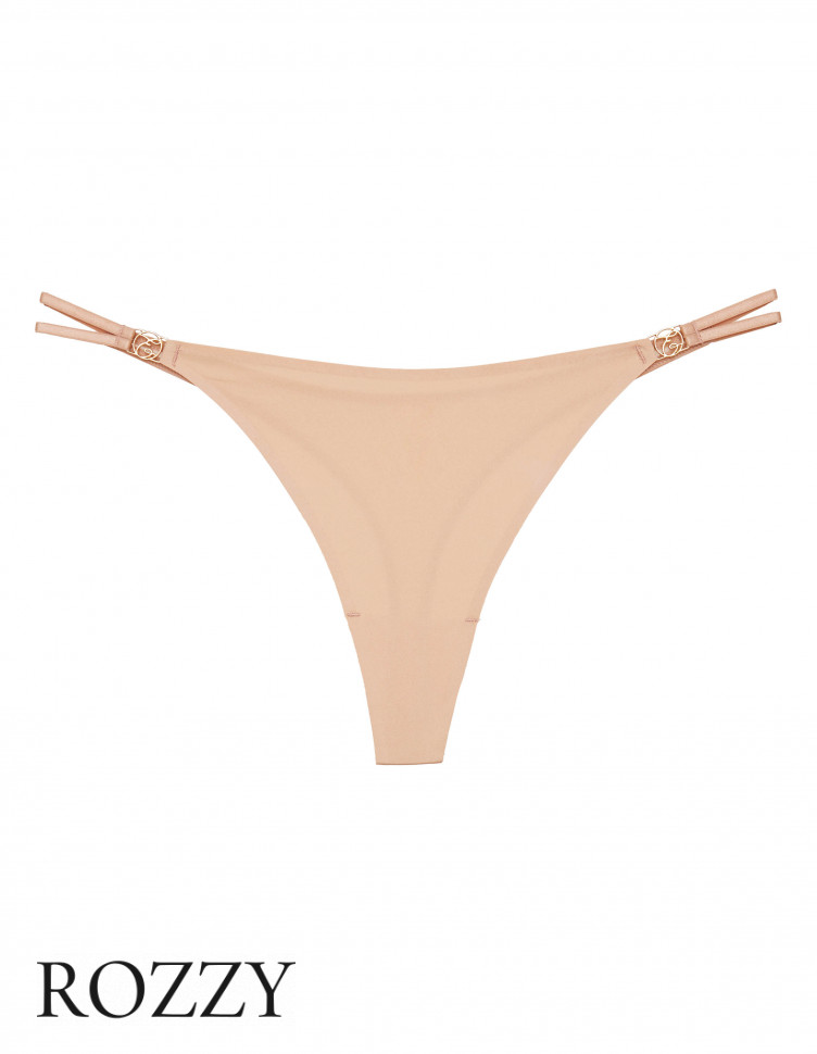 Трусы стринги Esotiq Nuts/82X 43160 темно-бежевый