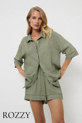 Пижама вискозная Aruelle Olive оливковый