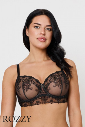 Бюстгальтер балконет Subtille Diva Black черный