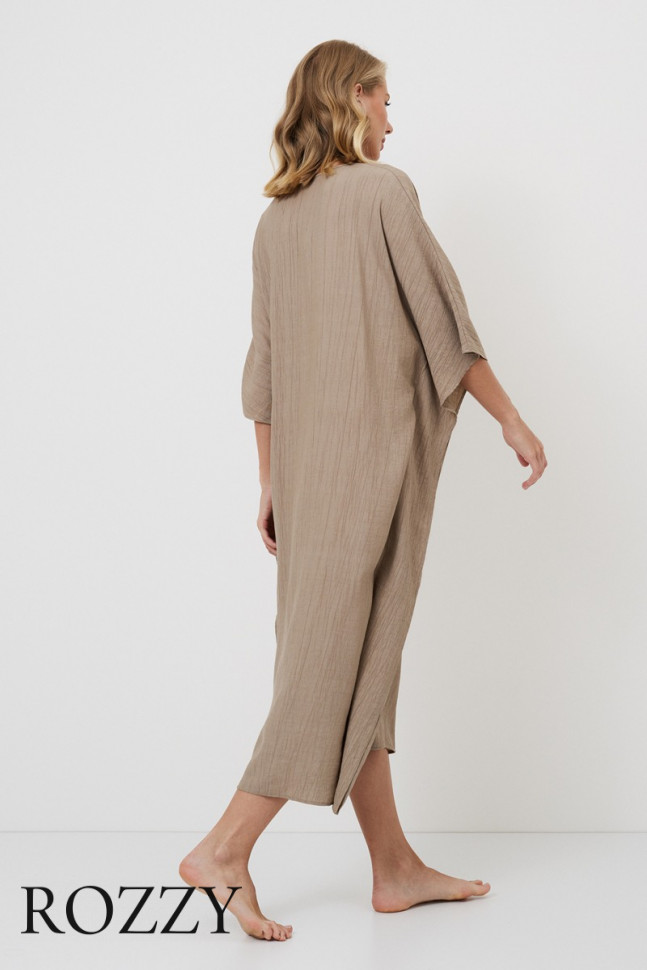 Платье домашнее вискозное Aruelle Cade тауп