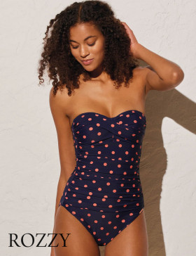 Купальник сплошной Ysabel Mora 82295 темно-синий