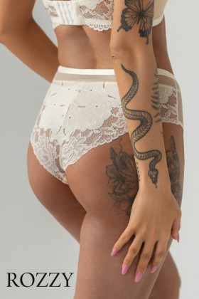 Трусы слипы Kris Line Cotton Flower молочный