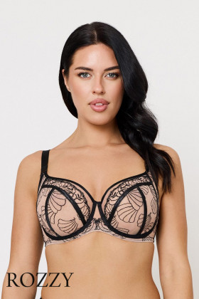 Бюстгальтер Subtille Freya черно-бежевый