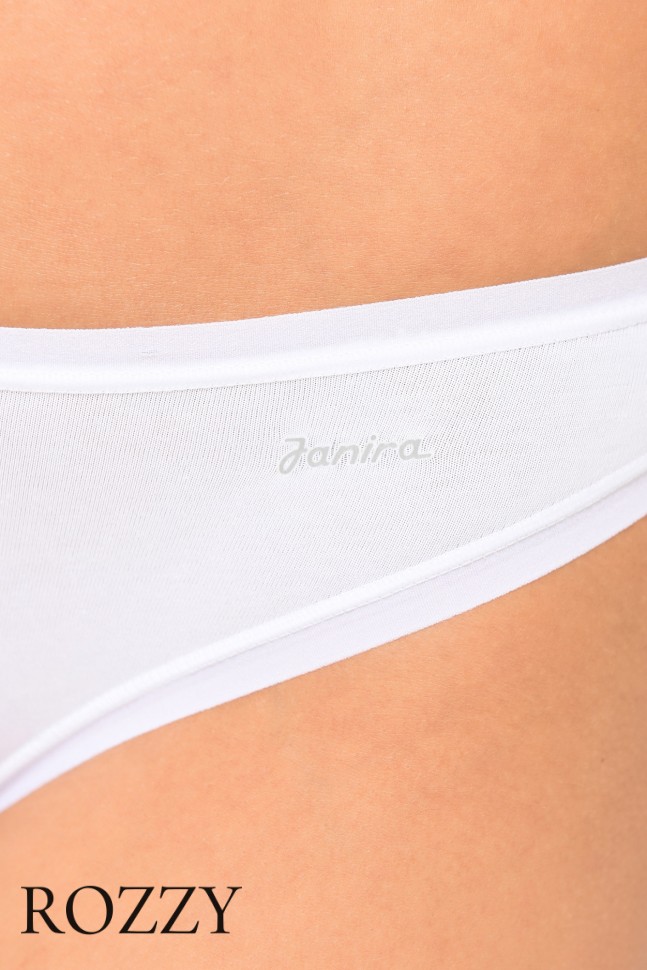 Трусы слипы хлопковые Janira 31860 белый, песочный, черный