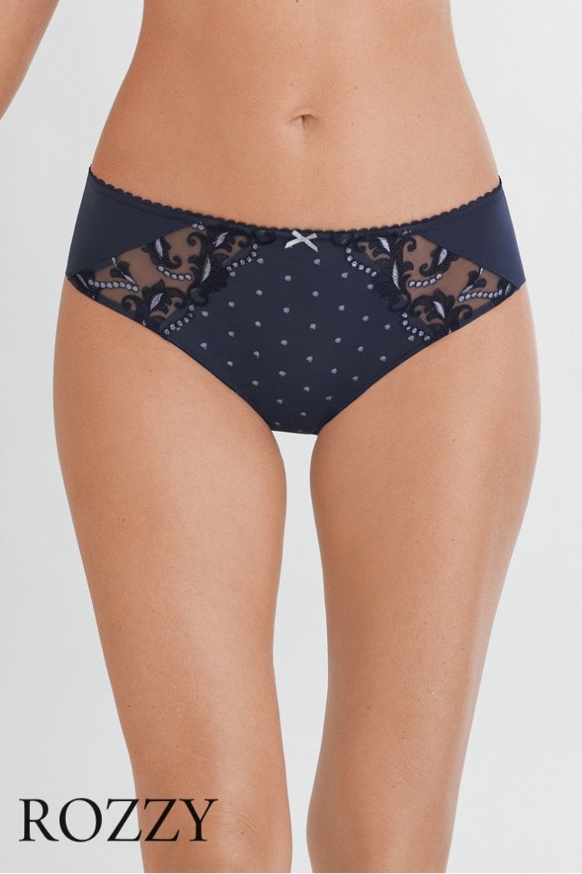 Трусы слипы обрезные Felina Secret Delight 210292 синий (голубой фьорд) К