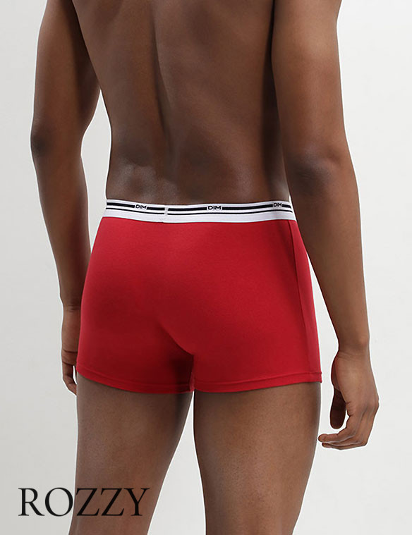 Трусы шорты мужские DIM 06XP красный/синий (уп.2шт.)