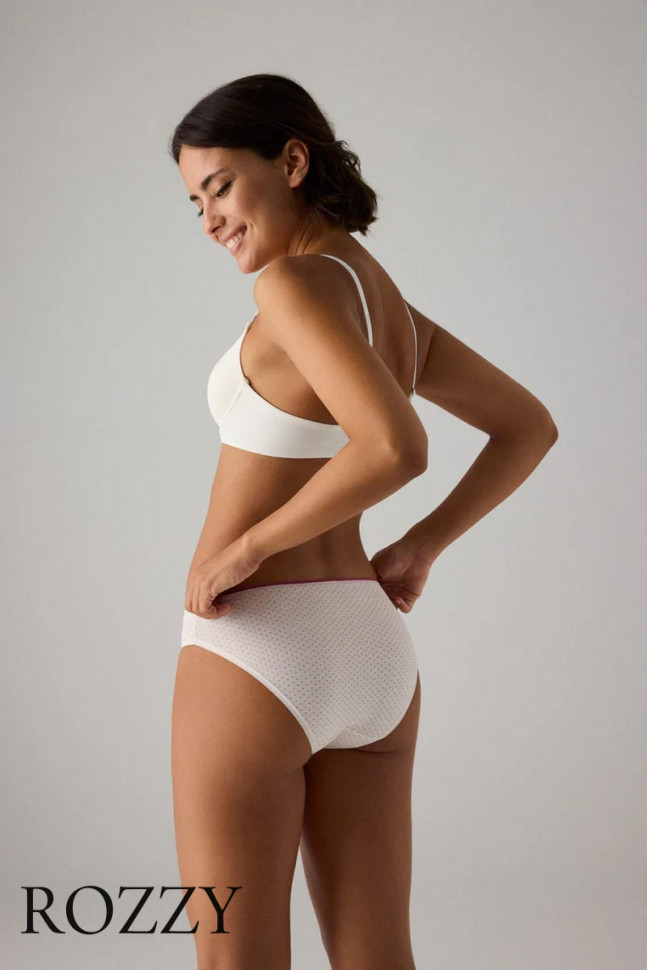 Трусы слипы хлопковые Ysabel Mora 19021 светло-розовый/амарант (уп.2шт.)