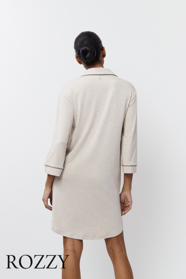 Сорочка вискозная Aruelle Karine светло-бежевый