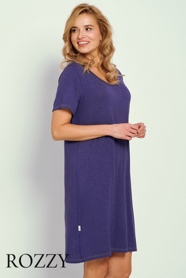 Сорочка вискозная Taro Serenity 3350 индиго