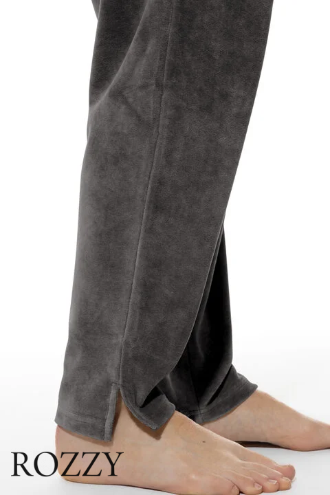 Брюки домашние велюровые Mey Velvet Dream 1220025 серый