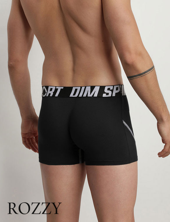 Трусы шорты мужские DIM 08EX черный (уп.3шт.)