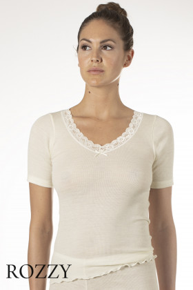 Футболка шерстяная Nina Von C Wool Silk 29460846 ванильный