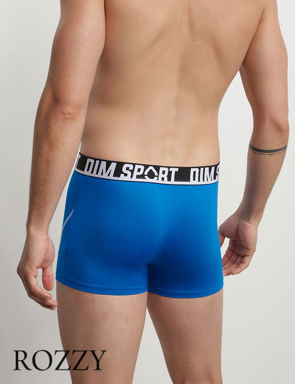 Трусы шорты мужские DIM 08EW черный/темно-синий/синий (уп.3шт.)