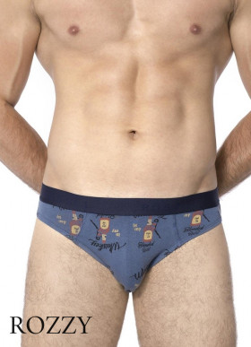 Трусы слипы мужские Rossli MSP-255 синий (уп.2шт.)