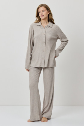 Костюм домашний Aruelle Noa Set бежевый