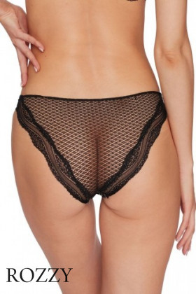 Трусы слипы Esotiq Blessy 40593 черно-бежевый