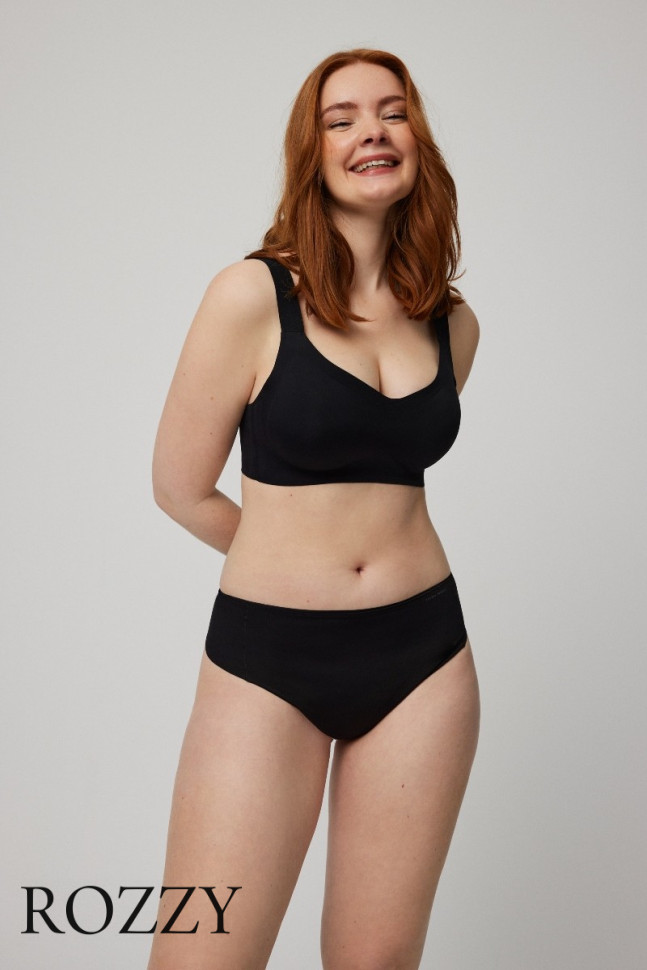 Трусы стринги обрезные корректирующие Ysabel Mora 19689 черный