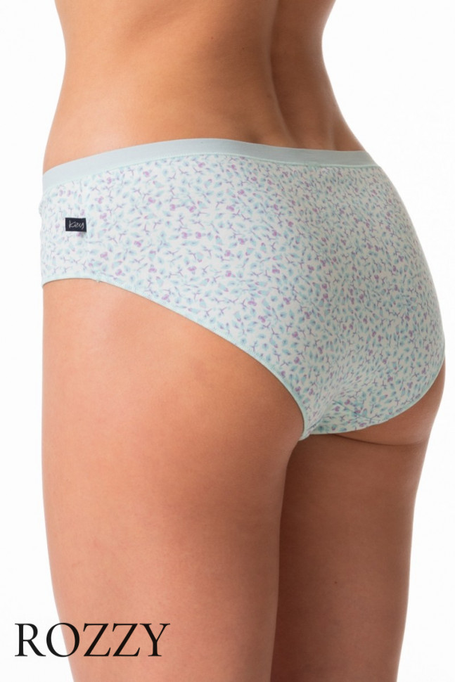 Трусы хипстеры хлопковые Key LPN 506 A24 мятный/лавандовый (уп.2шт.)