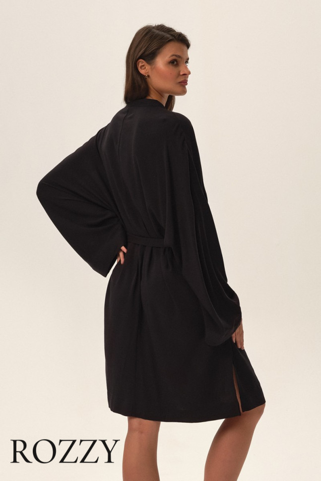 Халат вискозный Esotiq Joya/99X 42049 черный