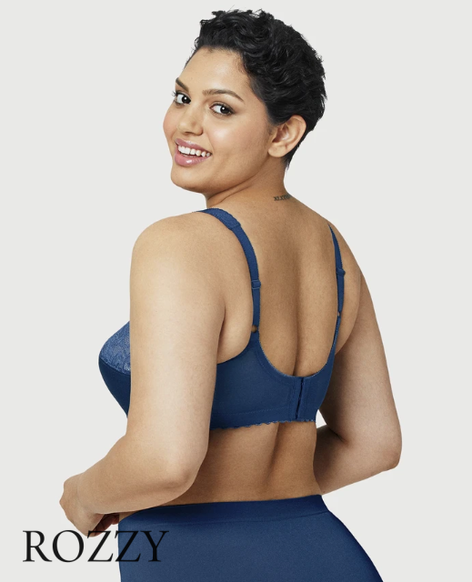 Бюстгальтер без косточек Glamorise GI1000 синий