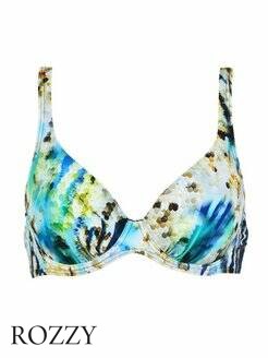 Бюстгальтер купальный Naturana 77036 синий/бирюзовый Ф