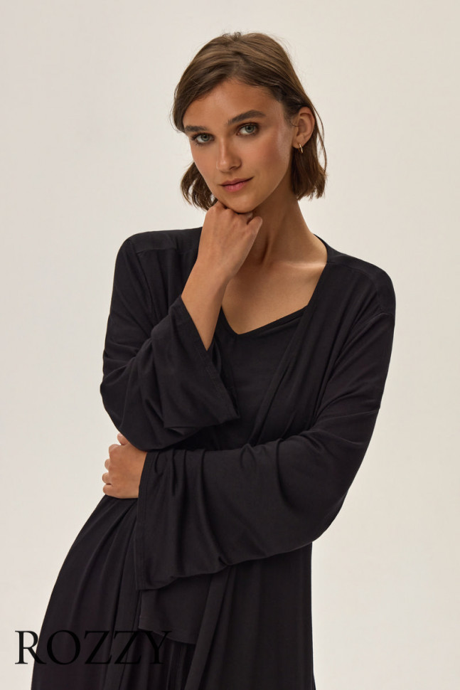 Халат вискозный Esotiq Juliette/99X 42063 черный