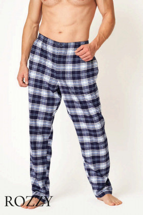 Брюки домашние мужские Key MHT 412 темно-синий/серый
