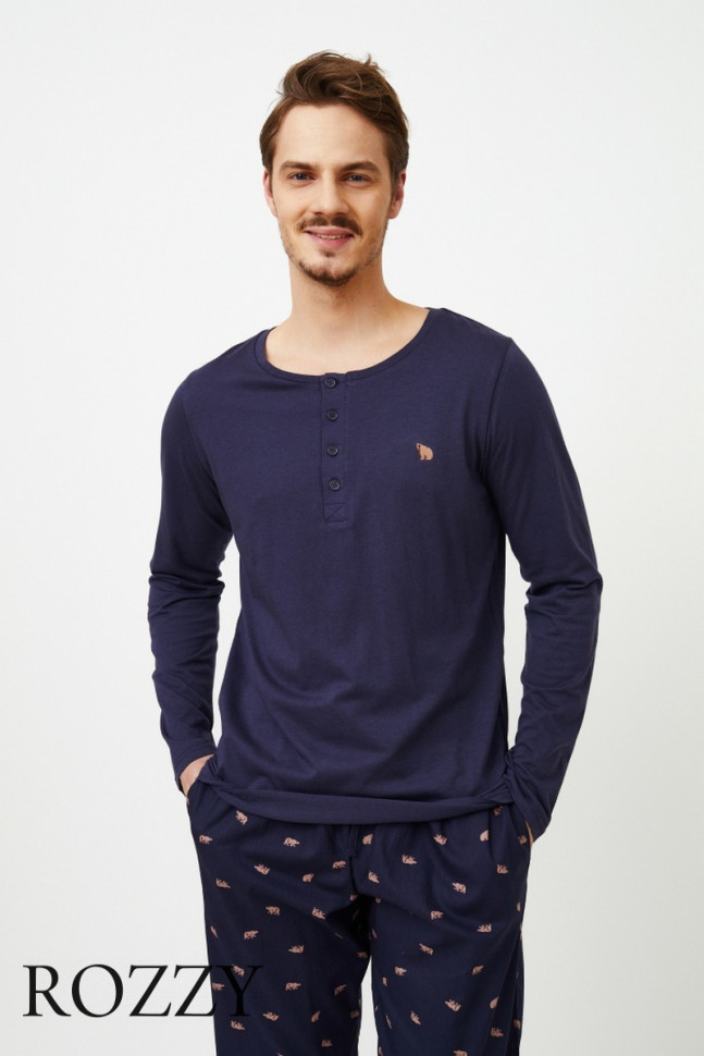 Пижама мужская Aruelle Ben Blue синий