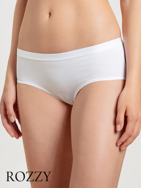 Трусы хипстеры хлопковые Calida Benefit Women 24901 белый (уп.2шт.)