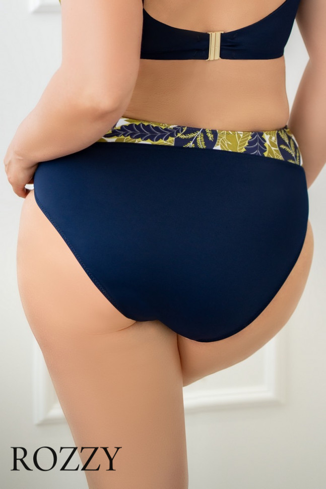 Трусы купальные классика Kris Line Paros Navy темно-синий/мультиколор