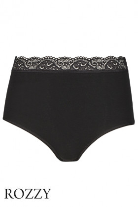 Трусы макси хлопковые Nina Von C Slipboutique 40160374 черный