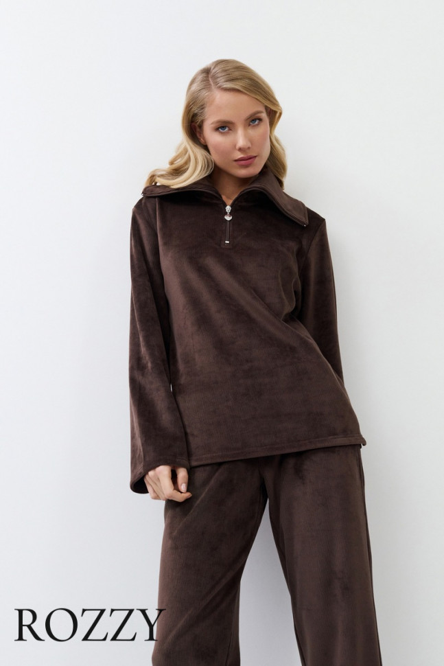 Костюм домашний Aruelle Milene Set Soft шоколадный