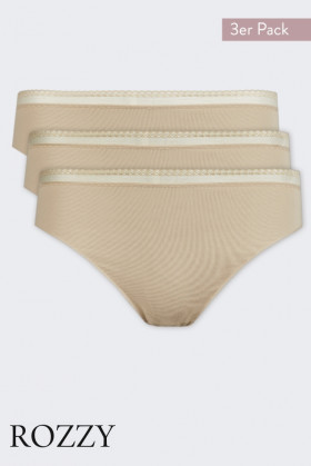 Трусы слипы Nina Von C Multiple Packs 162072299 бежевый (уп.3шт.)