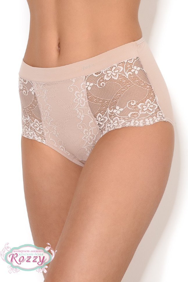 Трусы макси хлопковые Janira 31690 белый, ванильный, песочный, черный