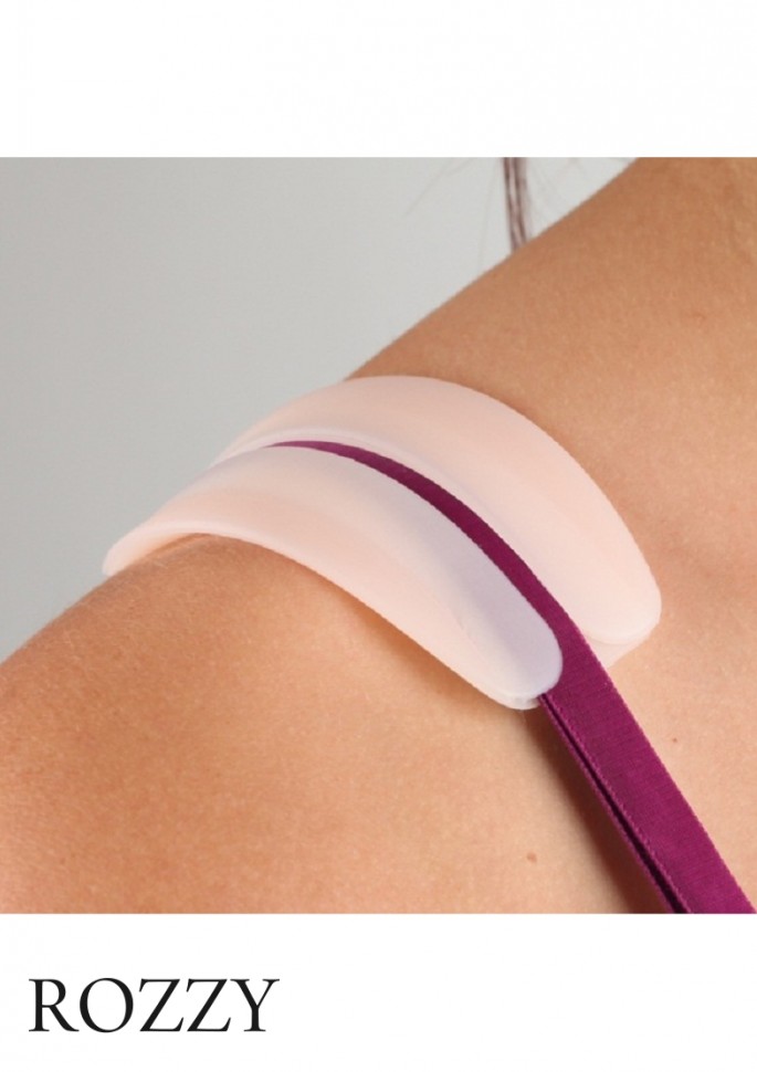 Подкладки силиконовые под бретели Julimex BA-04 mini телесный 