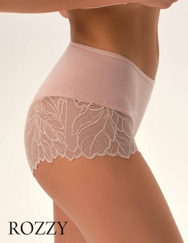 Трусы макси хлопковые Esotiq Pinky 42146 светло-розовый/сливовый (уп.2шт.)