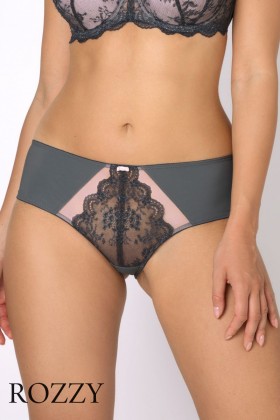 Трусы слипы Subtille Sabrina графит/пудровый