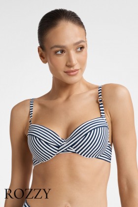 Бюстгальтер купальный Esotiq Cari 40766 сине-белый