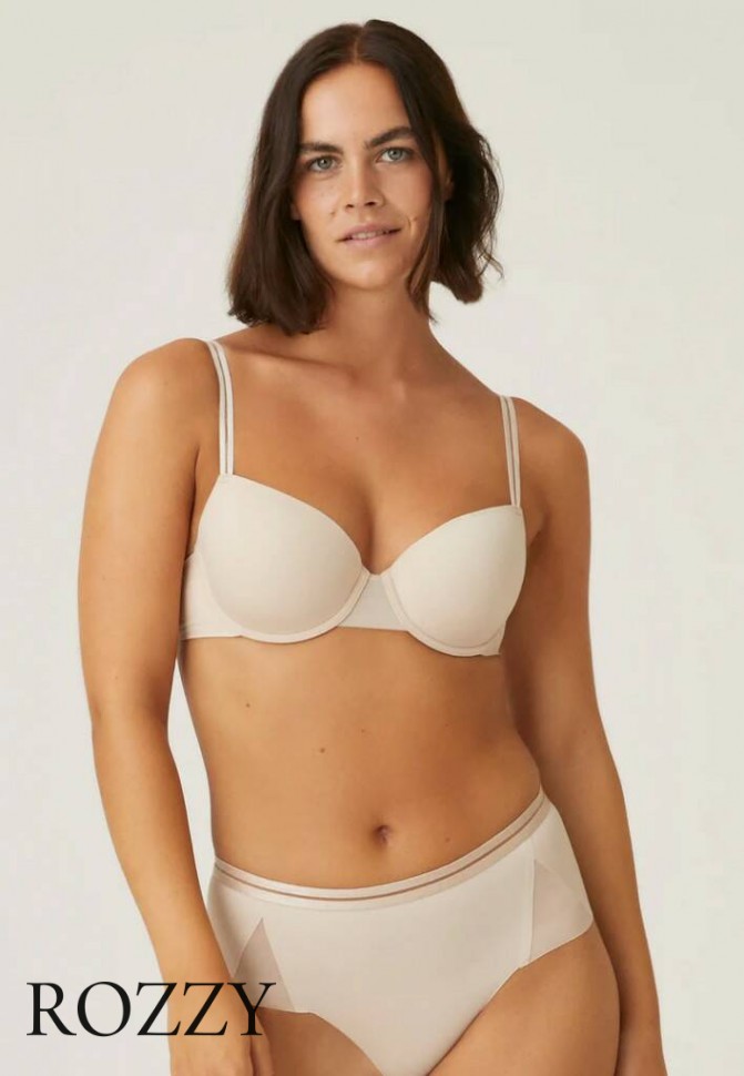 Бюстгальтер Naturana The Monday 7658 бежевый К