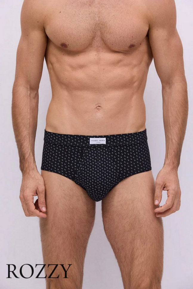 Трусы слипы мужские Ysabel Mora 20404 черный/светло-серый (уп.2шт.)