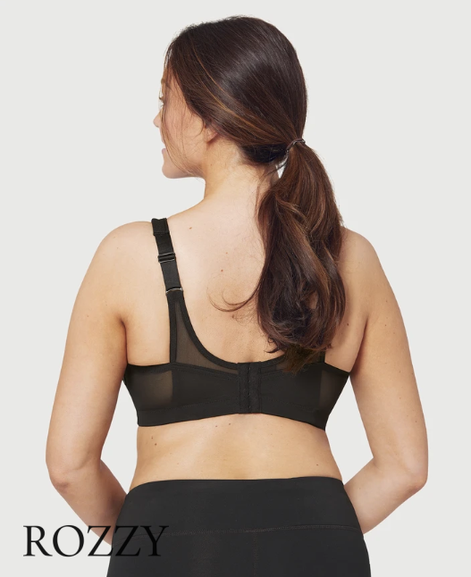 Бюстгальтер спортивный без косточек Glamorise GI1006 черный