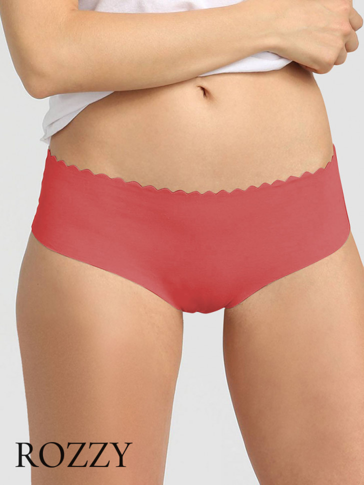 Трусы бразильяна обрезные хлопковые DIM Body Touch 05DR розовый/глина (уп.2шт.)